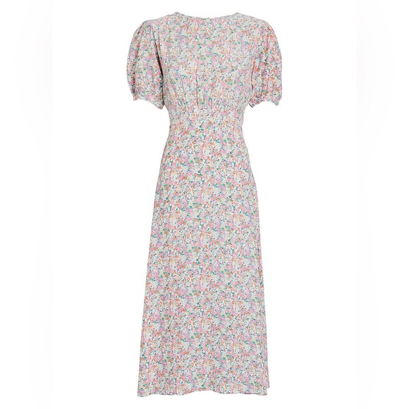 Faithfull the Brand Beline Floral Print Dress - Picture 4 of 16